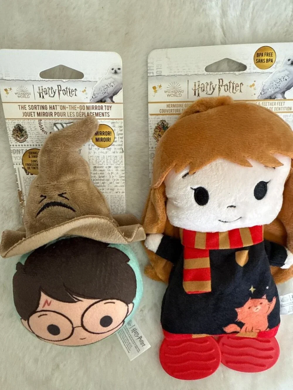 HARRY POTTER Baby Set of 2 Crinkle Teether & Mirror Toy NEW! - Picture 3 of 3